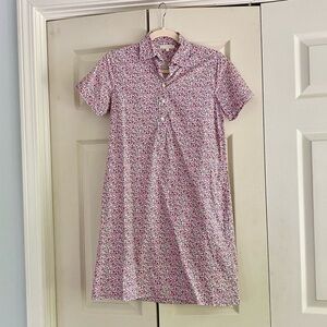 Ann Mashburn Liberty fabric short-sleeve popover dress, size XS